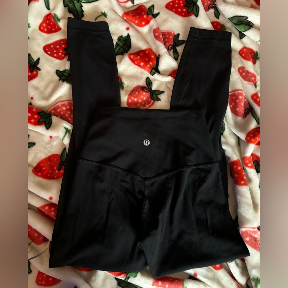 Lululemon black aligns size 2